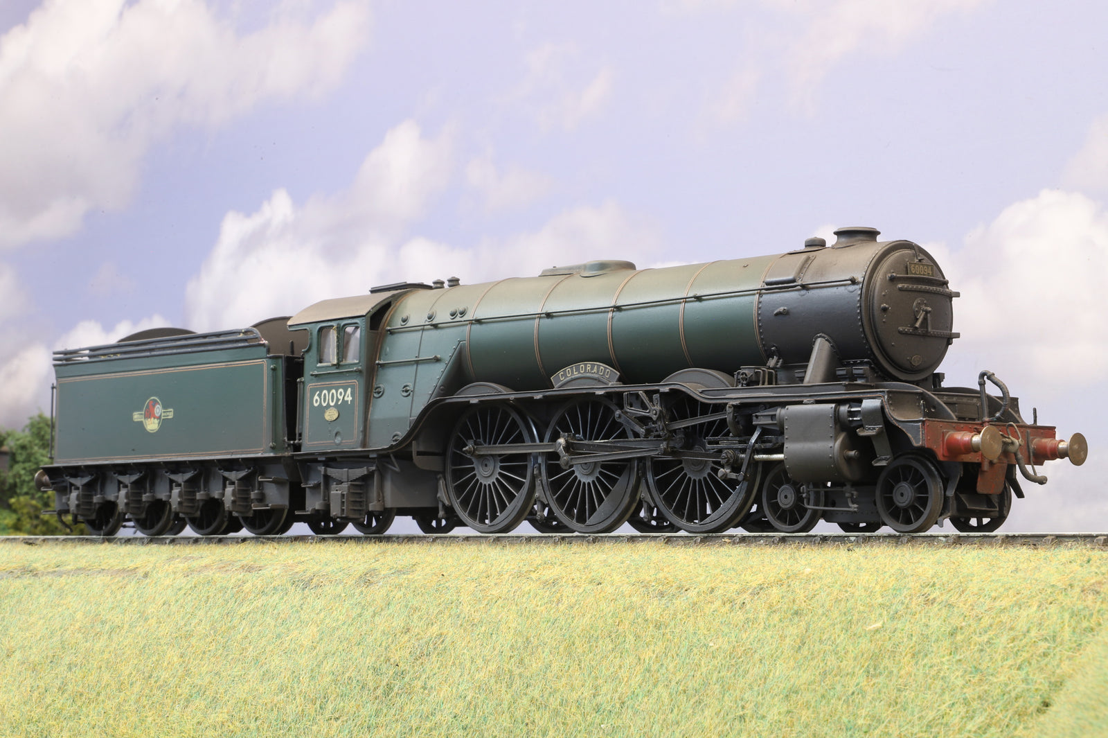 DJH Finescale O Gauge (Kit-Built) ex-LNER Gresley A3 No. 60094 'Colorado', BR Green Late Crests, Weathered