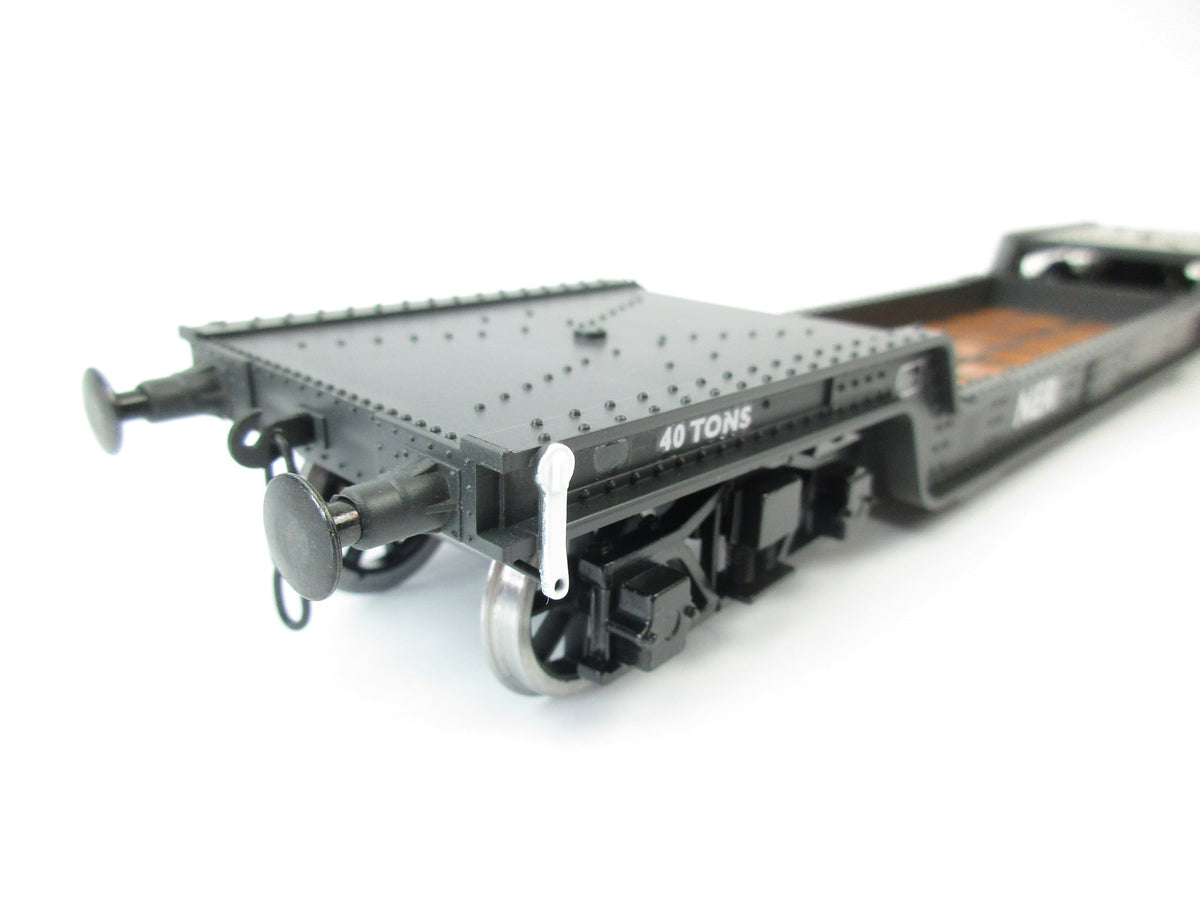 Darstaed D32-11 7mm Finescale O Gauge 45 Ton Bogie Well Wagon NER Livery