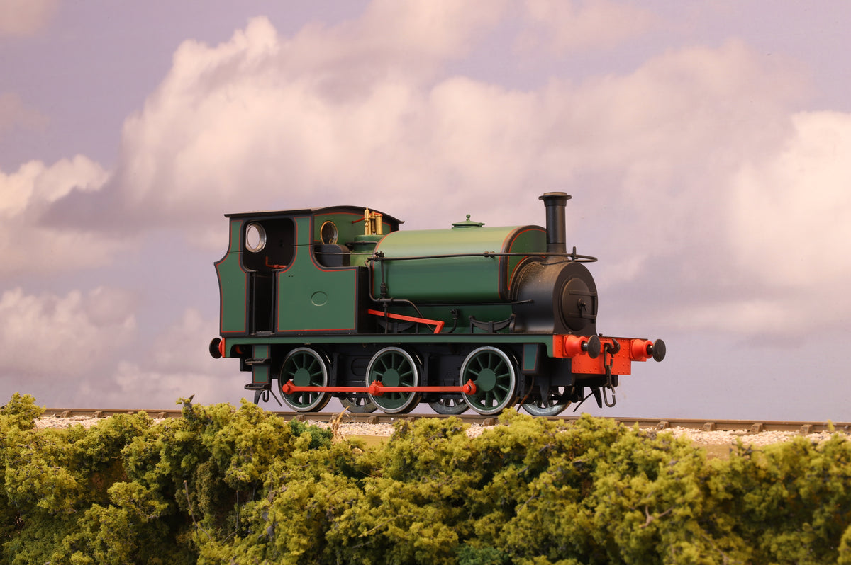 Ixion Finescale O Gauge Hudswell Clarke Standard Contractor&#39;s Tank Forest Green DCC Sound