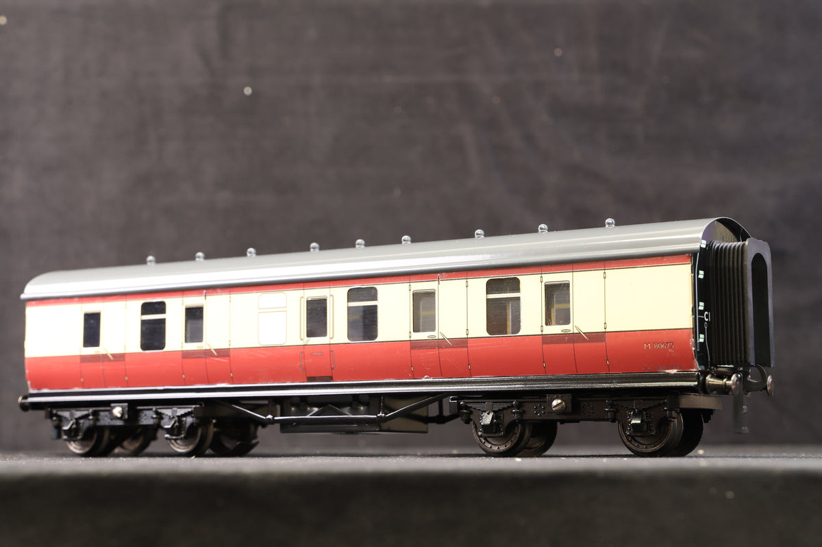 Ace Trains Coarse Scale O Gauge BR MK1 Full Brake Carmine/Cream with Working Tail Lamp