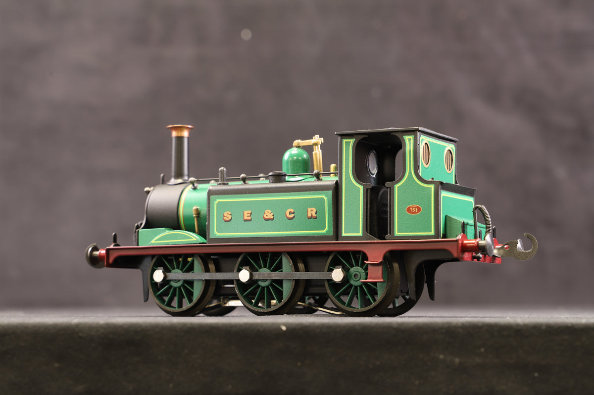 Electric Train Systems Coarse Scale O Gauge SC &amp; CR Terrier 0-6-0 A1 Green No. 751 (2- and 3-rail)