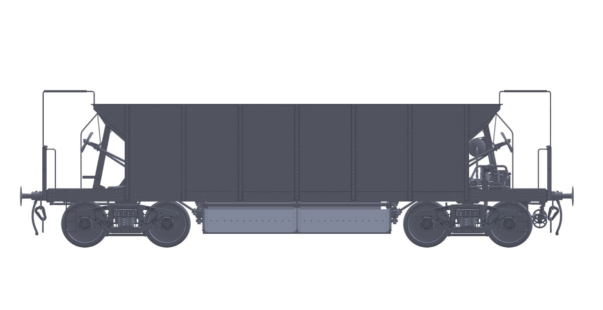 Ellis Clark Trains E3083 Finescale O Gauge Seacow Wagon &#39;DB982687&#39;, EWS Maroon (Pre-order)