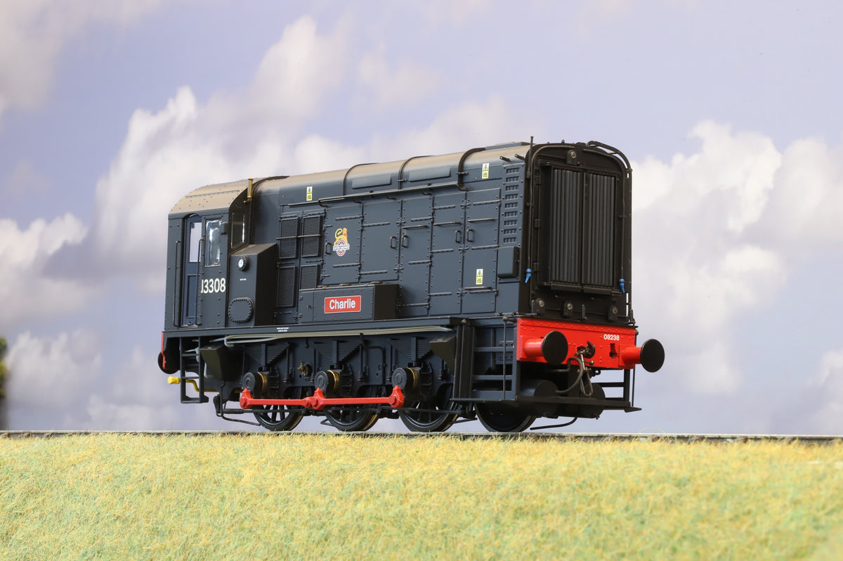 Dapol Finescale O Gauge Class 08 Shunter No. 13308 'Charlie', BR Black (Club Special)