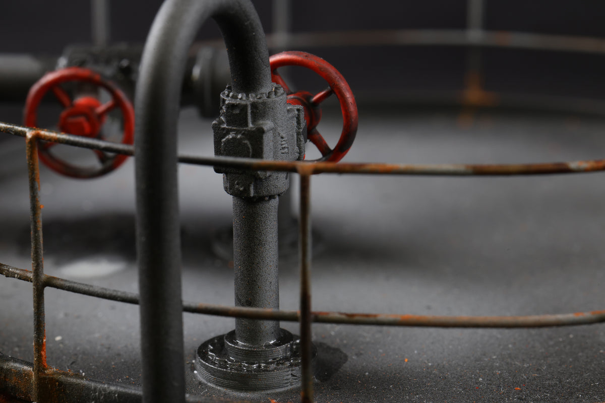Made in Manchester Models O Gauge Fuel Storage Tank (Short) Weathered