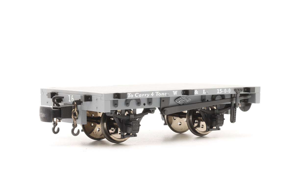 BMS/Accucraft 16mm Narrow Gauge Welshpool & Llanfair Light Railway Flat Wagon