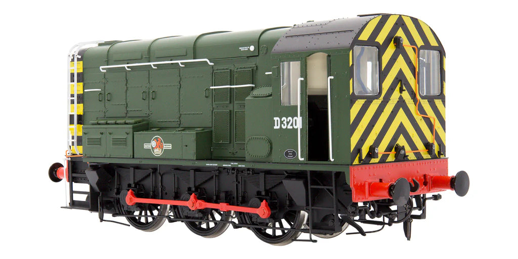 NEW Dapol Finescale O Gauge 7D-008-019 Class 08 Shunter BR Green &#39;D3201&#39;