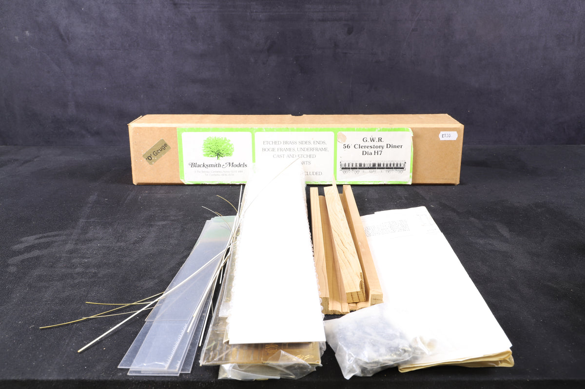 Blacksmith Models GWR 56' Clerestory Diner Dia H7 Coach Kit