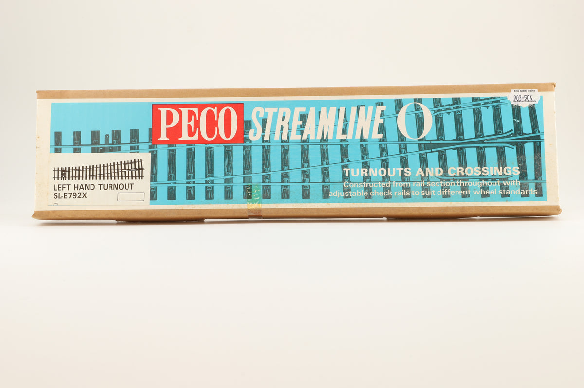Peco Streamlined Medium Radius Electrofrog Turnout Left Hand