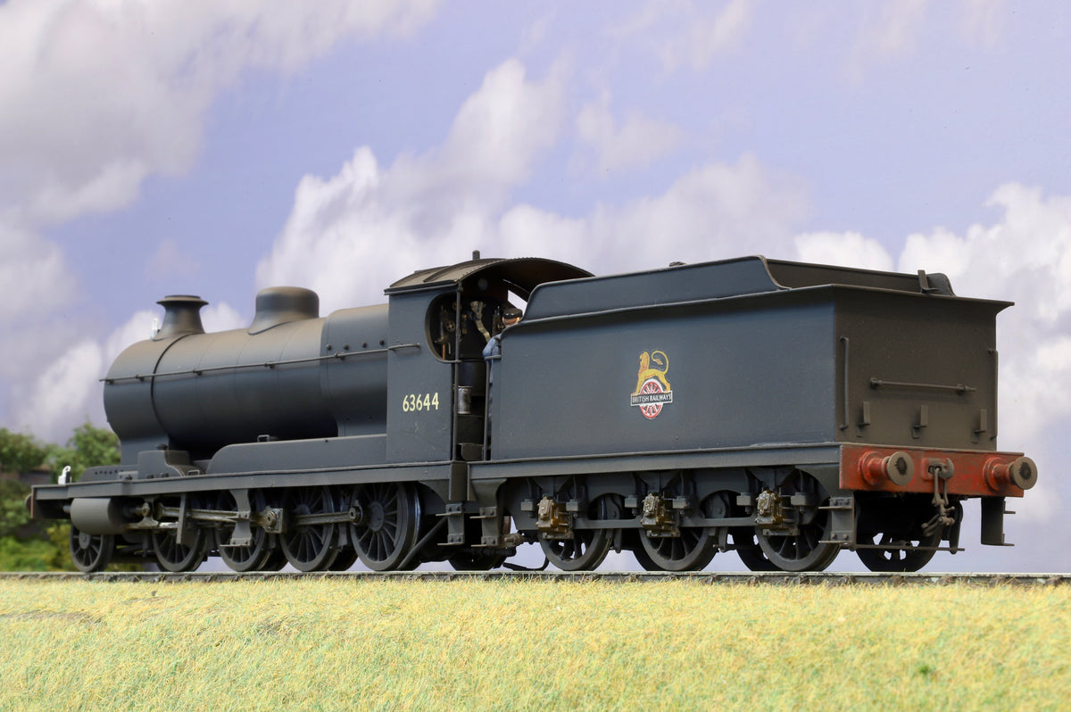 Finescale O Gauge (Kit-Built) LNER Class O4 No. 63644 BR Black (Early Crest) DCC Sound (Pro Weathered)