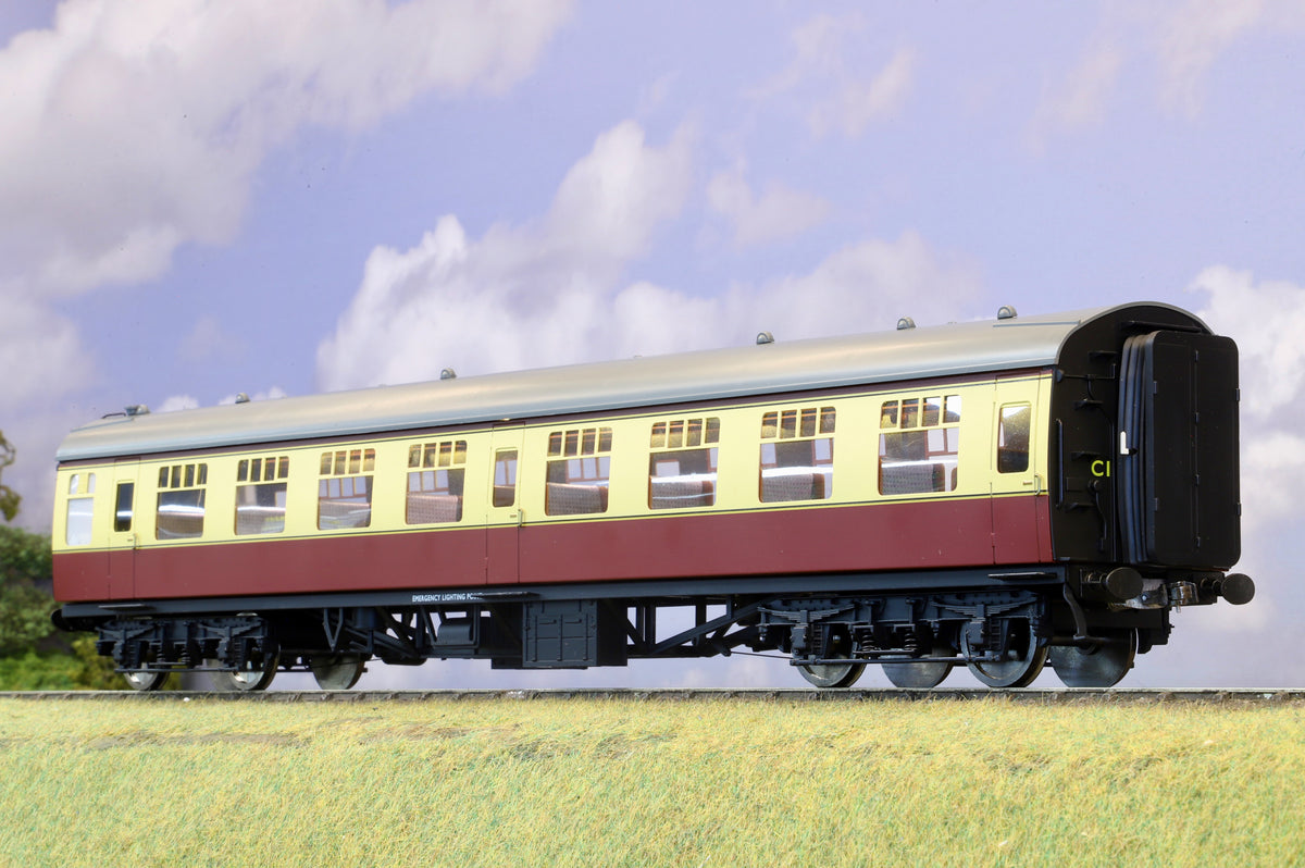 Darstaed Finescale O Gauge MK1 TSO BR Crimson & Cream (Unnumbered, Drophead Buckeyes Fitted)