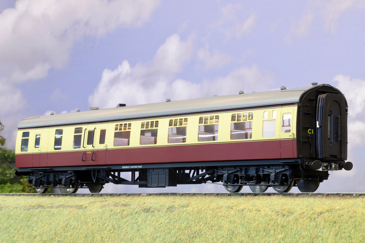 Darstaed Finescale O Gauge MK1 TSO BSO Crimson & Cream (Unnumbered, Drophead Buckeyes Fitted)