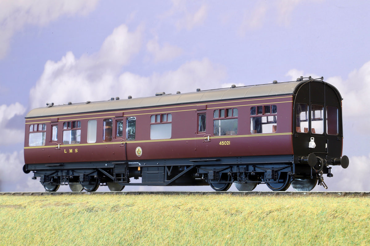 Heljan Finescale O Gauge Inspection Saloon LMS Crimson No.45021