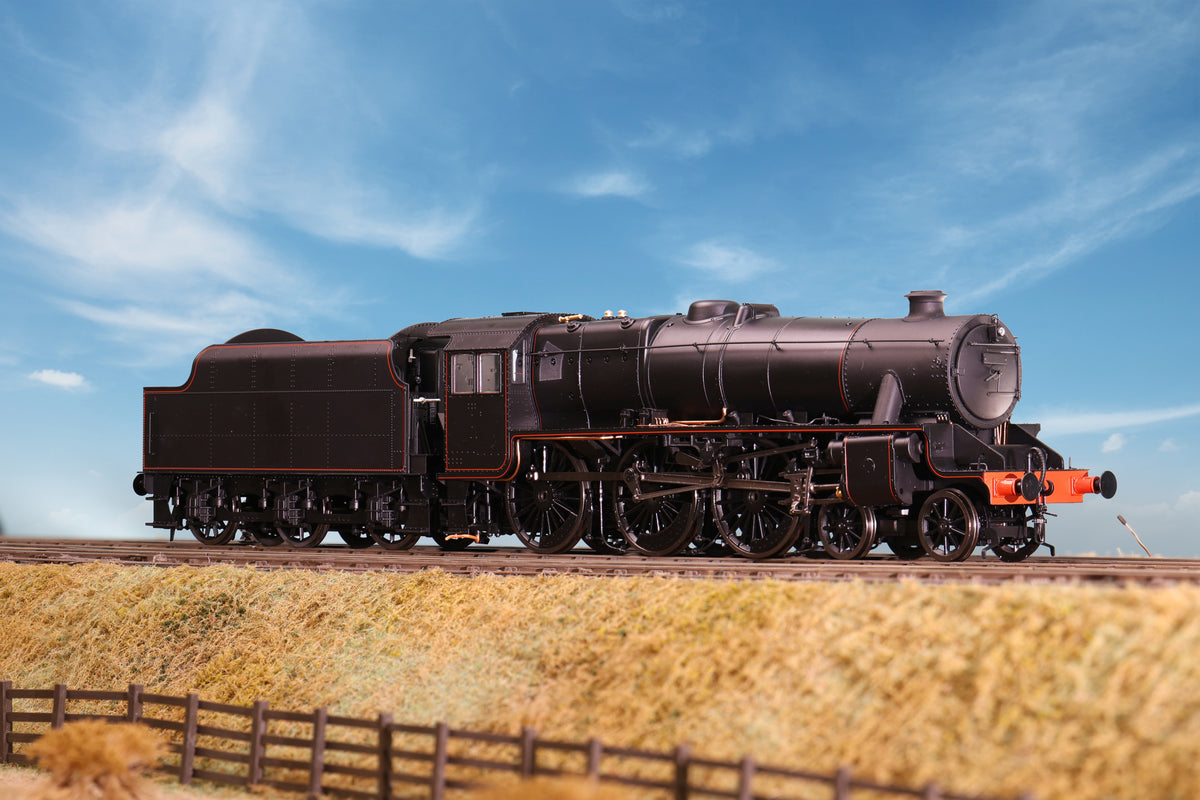 Ellis Clark Trains E1002US O Gauge Stanier Class 5 4-6-0 "Black 5", LMS Lined, 'Un-numbered', Riveted Tender, DCC Sound