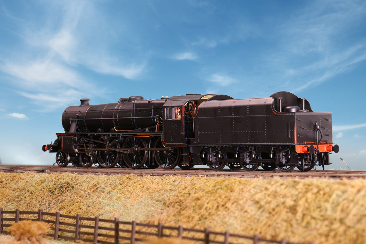 Ellis Clark Trains E1002US O Gauge Stanier Class 5 4-6-0 "Black 5", LMS Lined, 'Un-numbered', Riveted Tender, DCC Sound