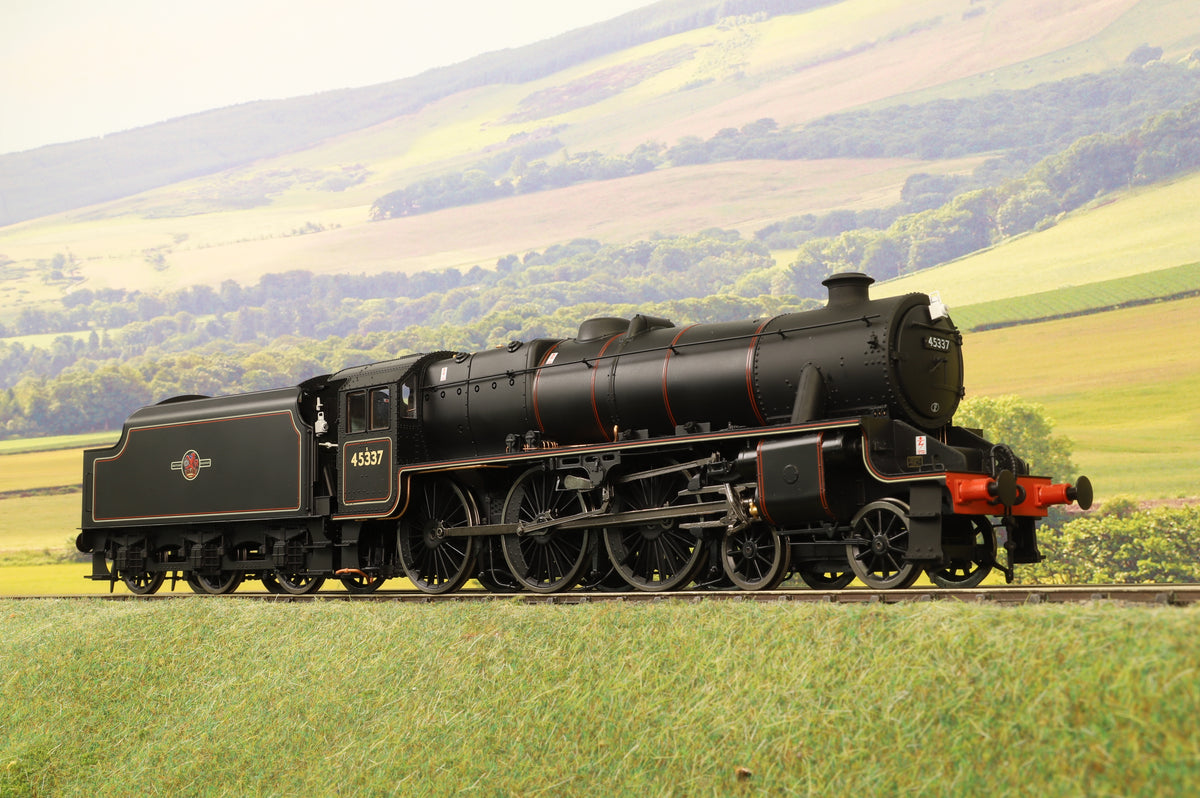 Ellis Clark Trains E1005AS O Gauge Stanier Class 5 4-6-0 &quot;Black 5&quot;, Late BR Lined, &#39;45337&#39;, Welded Tender, DCC Sound