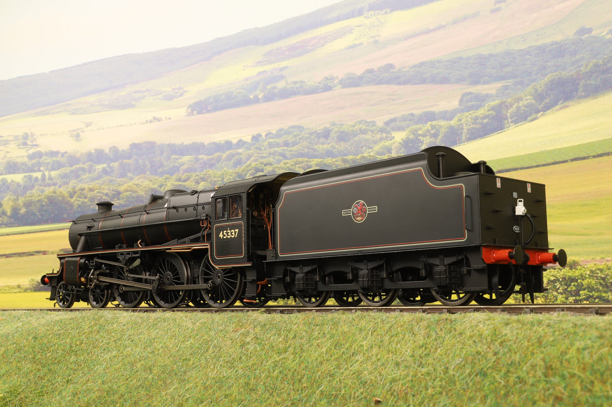 Ellis Clark Trains E1005AS O Gauge Stanier Class 5 4-6-0 &quot;Black 5&quot;, Late BR Lined, &#39;45337&#39;, Welded Tender, DCC Sound