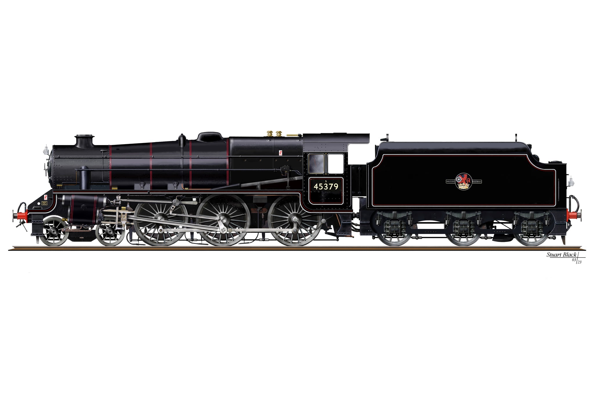 O gauge shop black 5