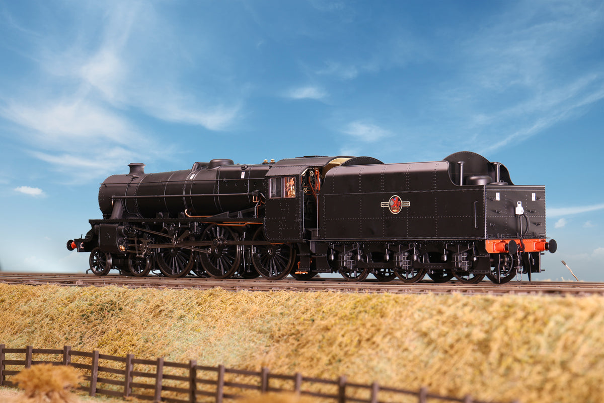Ellis Clark Trains E1008US O Gauge Stanier Class 5 4-6-0 "Black 5", Plain BR Black, 'Un-numbered', Riveted Tender, DCC Sound