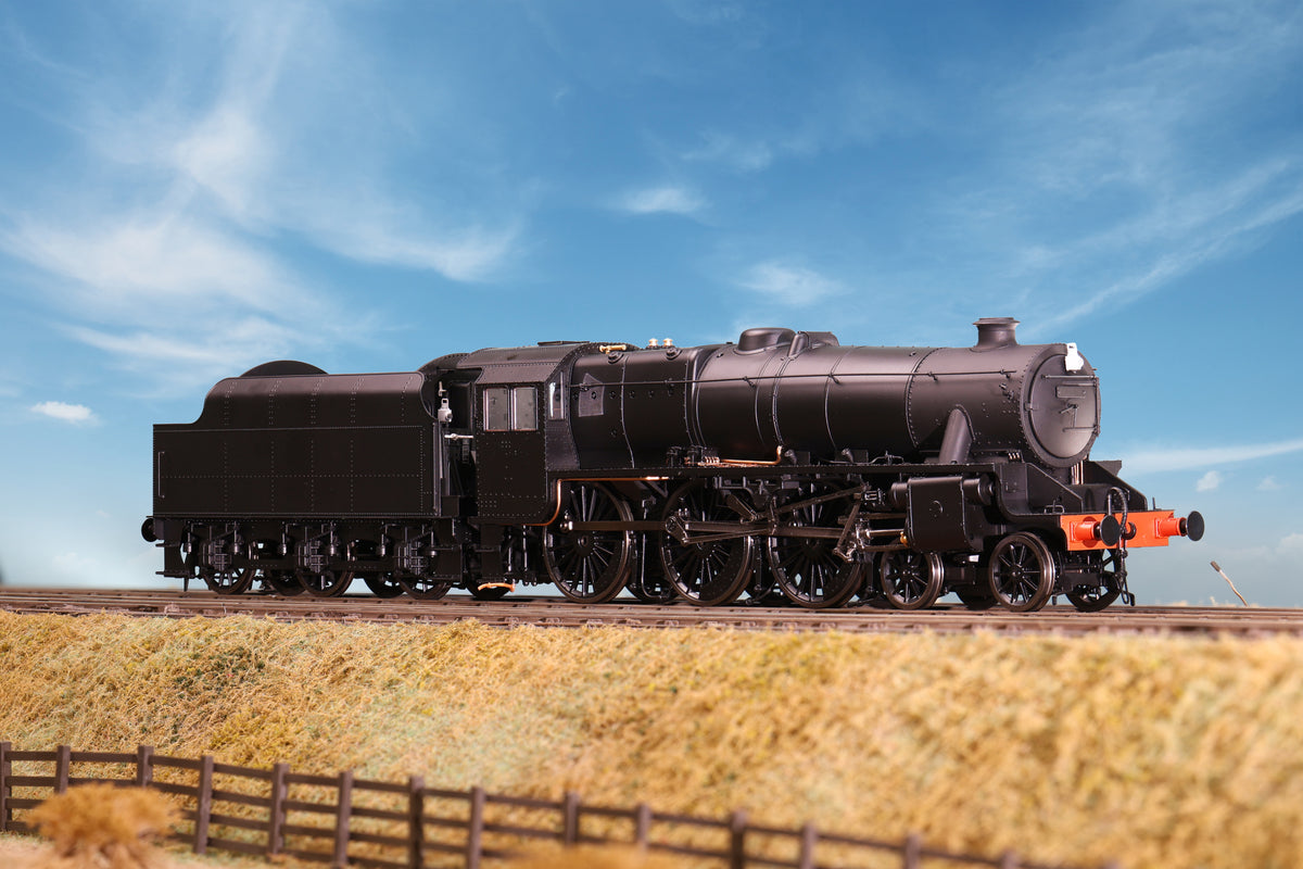 Ellis Clark Trains E1010U O Gauge Stanier Class 5 4-6-0 "Black 5", Plain Black, 'Un-numbered', Riveted Tender