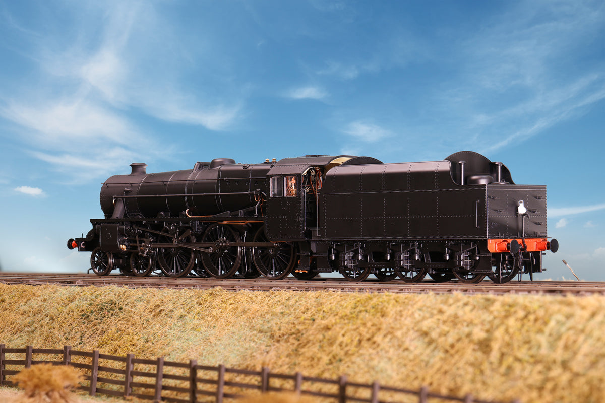 Ellis Clark Trains E1010U O Gauge Stanier Class 5 4-6-0 "Black 5", Plain Black, 'Un-numbered', Riveted Tender