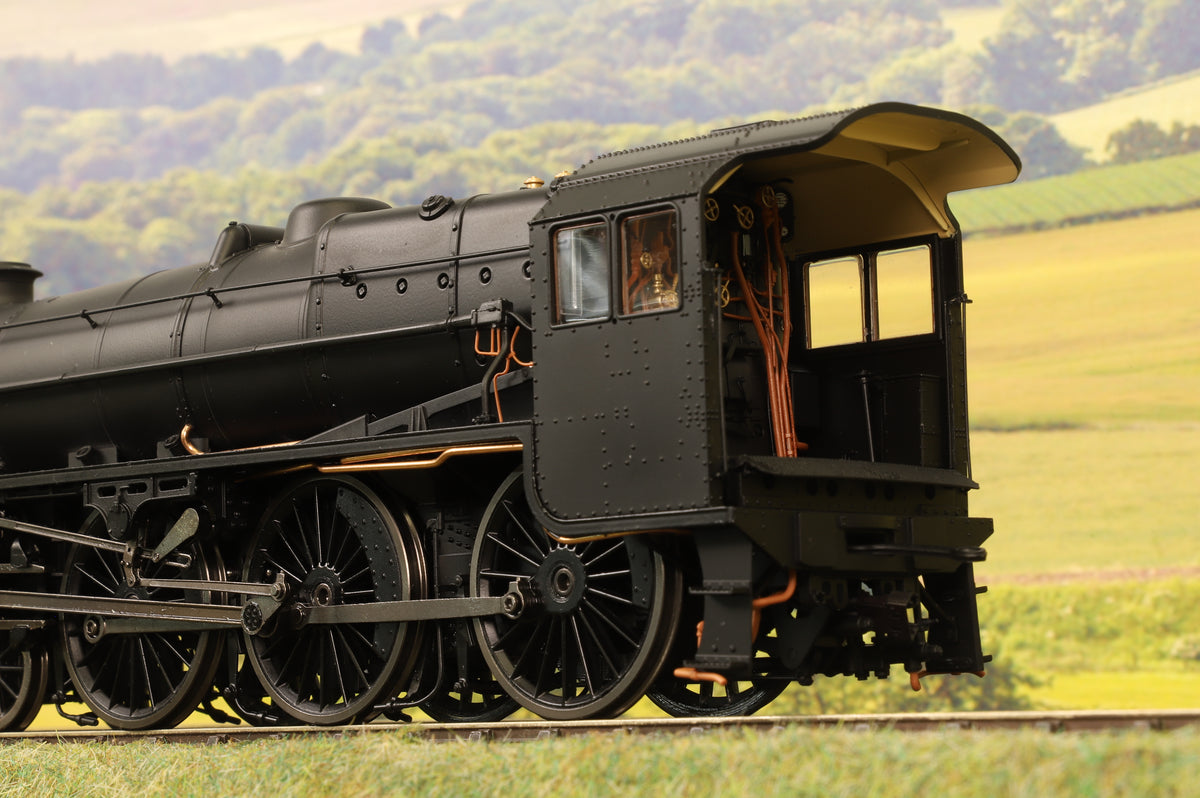 Ellis Clark Trains E1010U O Gauge Stanier Class 5 4-6-0 &quot;Black 5&quot;, Plain Black, &#39;Un-numbered&#39;, Riveted Tender