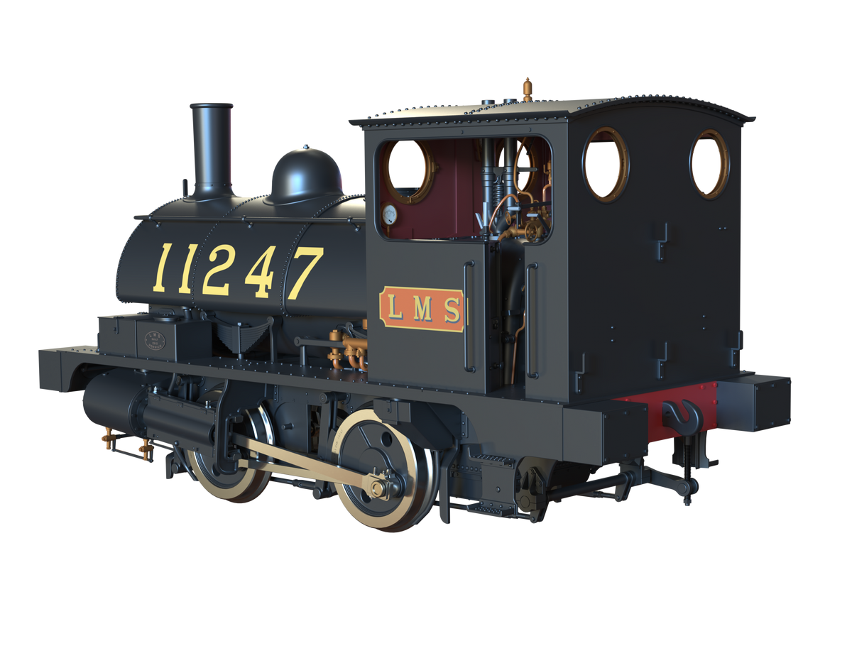 Ellis Clark Trains O Gauge E1041 L&amp;Y Class 21 Pug, LMS Black &#39;11247&#39; (pre-order)