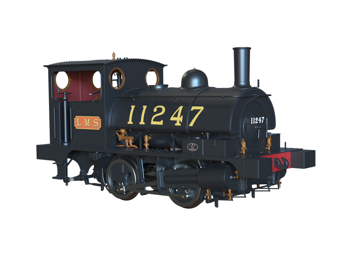 Ellis Clark Trains O Gauge E1041 L&amp;Y Class 21 Pug, LMS Black &#39;11247&#39; (pre-order)