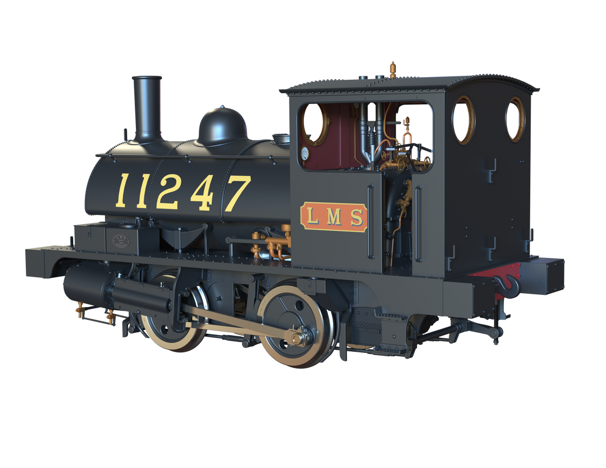 Ellis Clark Trains O Gauge E1041 L&amp;Y Class 21 Pug, LMS Black &#39;11247&#39; (pre-order)