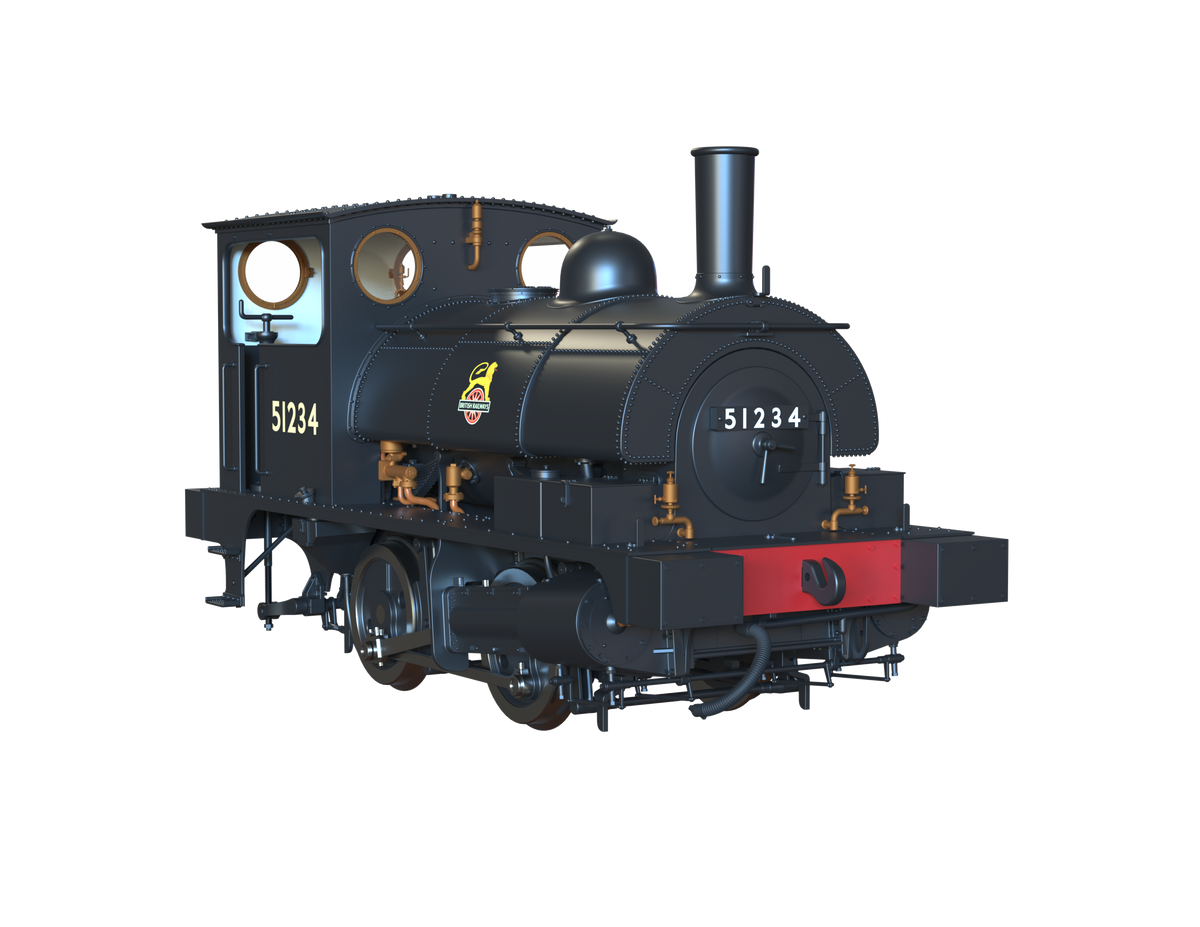 Ellis Clark Trains O Gauge E1045 L&amp;Y Class 21 Pug, BR Black Early &#39;51234&#39; (pre-order)