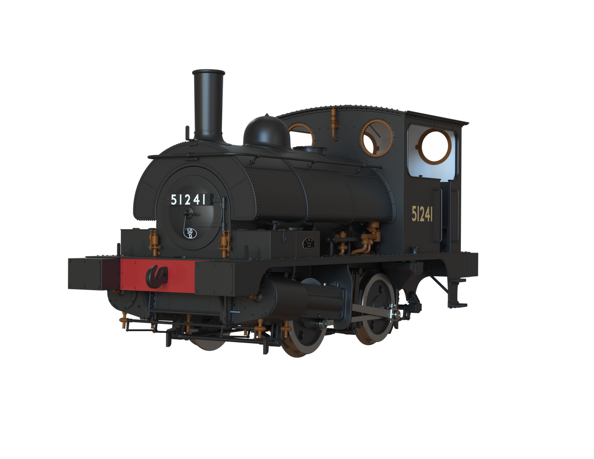 Ellis Clark Trains O Gauge E1046 L&amp;Y Class 21 Pug, BR Plain Black &#39;51241&#39; (pre-order)