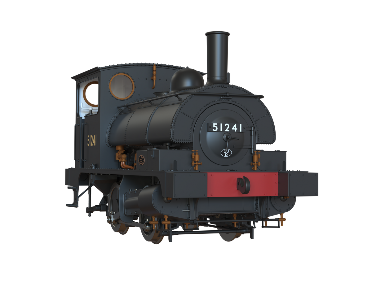 Ellis Clark Trains O Gauge E1046 L&amp;Y Class 21 Pug, BR Plain Black &#39;51241&#39; (pre-order)