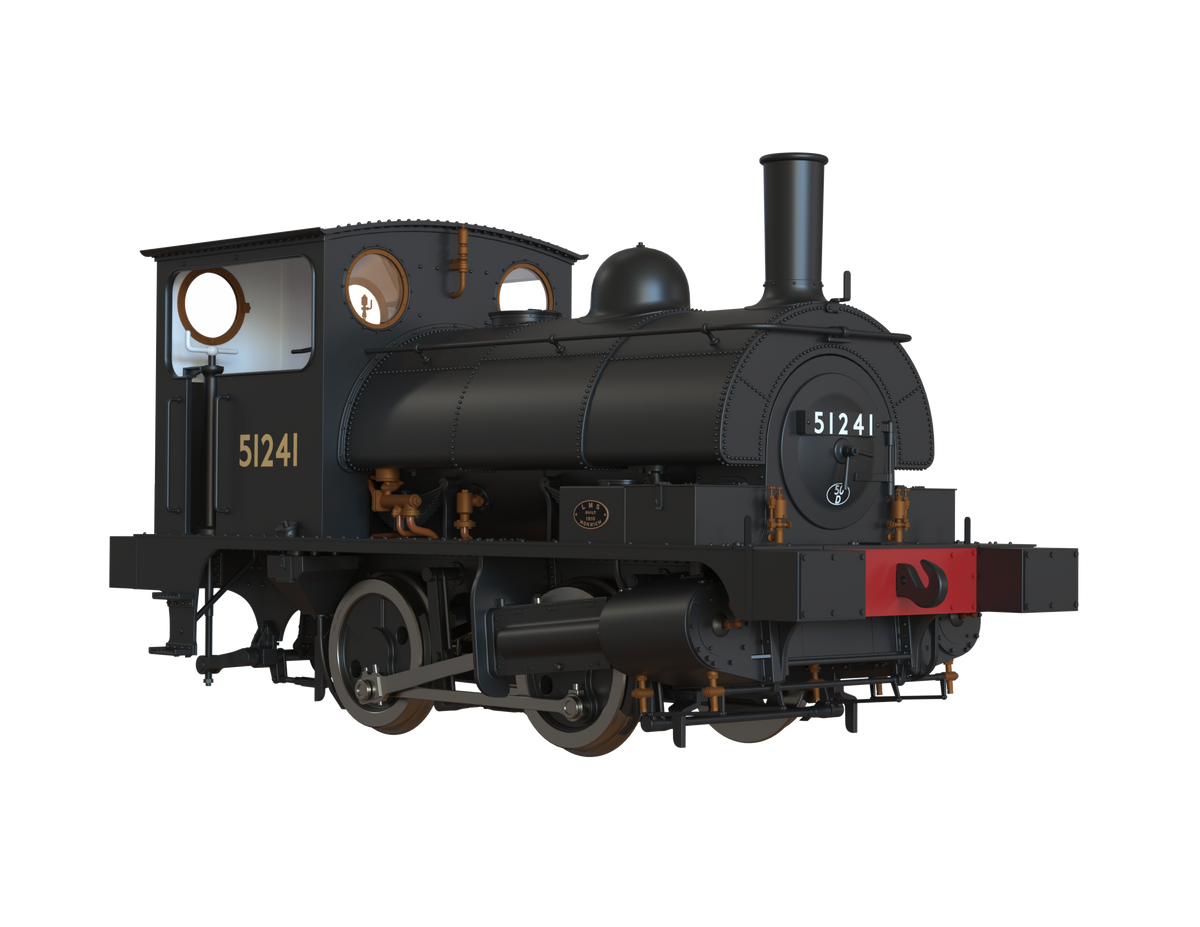 Ellis Clark Trains O Gauge E1046 L&amp;Y Class 21 Pug, BR Plain Black &#39;51241&#39; (pre-order)