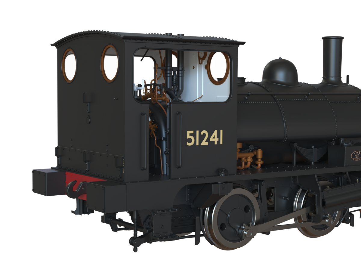 Ellis Clark Trains O Gauge E1046 L&amp;Y Class 21 Pug, BR Plain Black &#39;51241&#39; (pre-order)