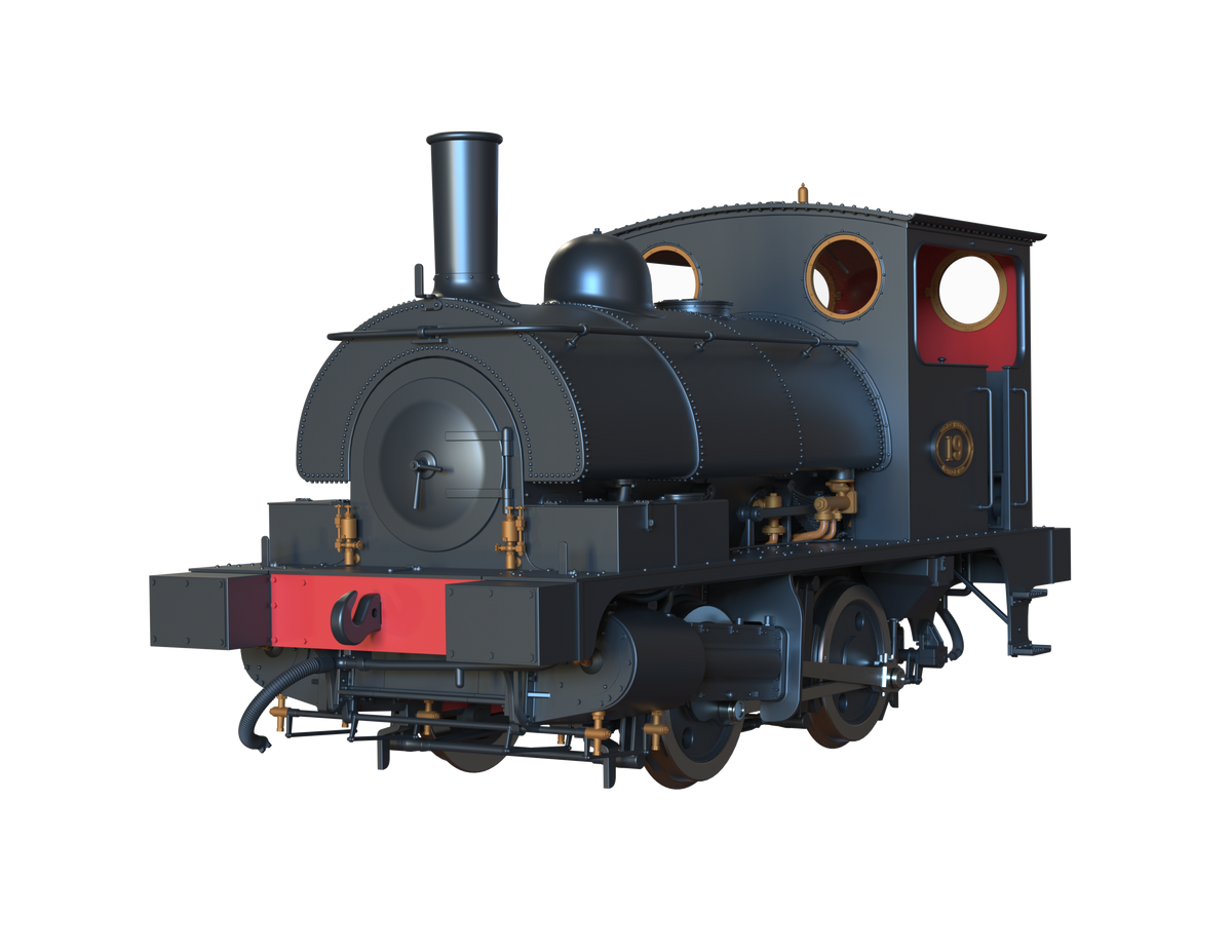 Ellis Clark Trains O Gauge E1048 L&amp;Y Class 21 Pug, L&amp;Y Plain Black &#39;19&#39;, Preserved (pre-order)