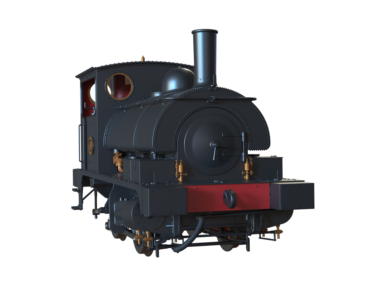 Ellis Clark Trains O Gauge E1048 L&amp;Y Class 21 Pug, L&amp;Y Plain Black &#39;19&#39;, Preserved (pre-order)