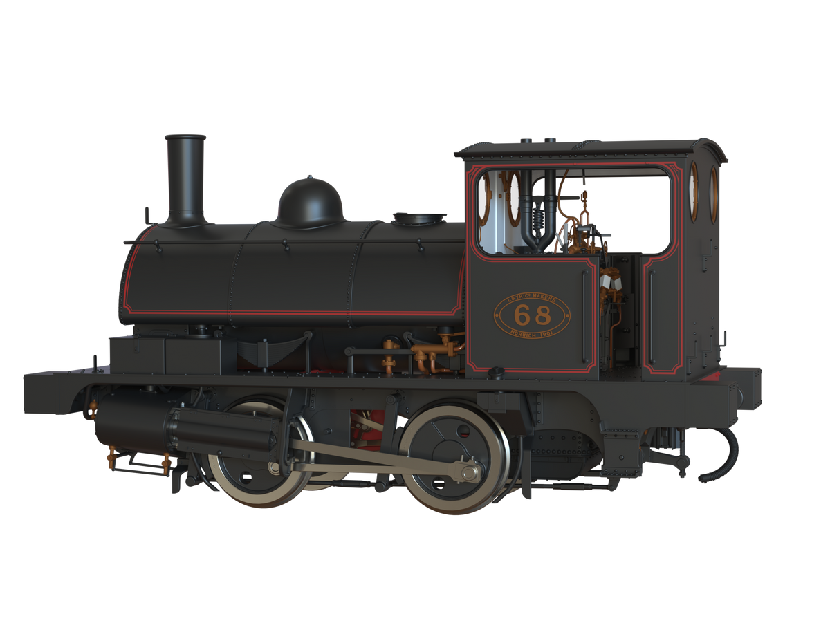 Ellis Clark Trains O Gauge E1049 L&amp;Y Class 21 Pug, L&amp;Y Lined Black &#39;68&#39;, Preserved (pre-order)