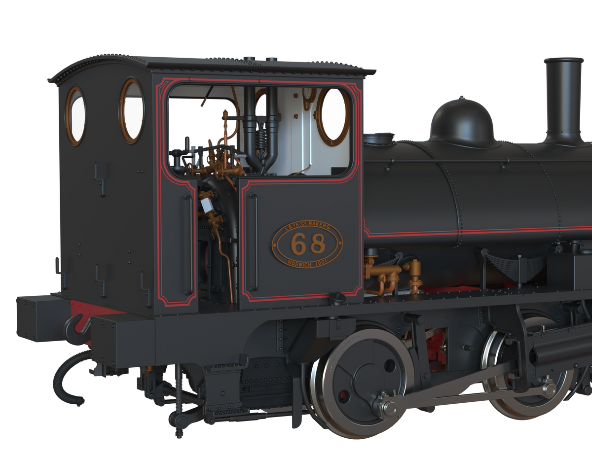 Ellis Clark Trains O Gauge E1049 L&amp;Y Class 21 Pug, L&amp;Y Lined Black &#39;68&#39;, Preserved (pre-order)