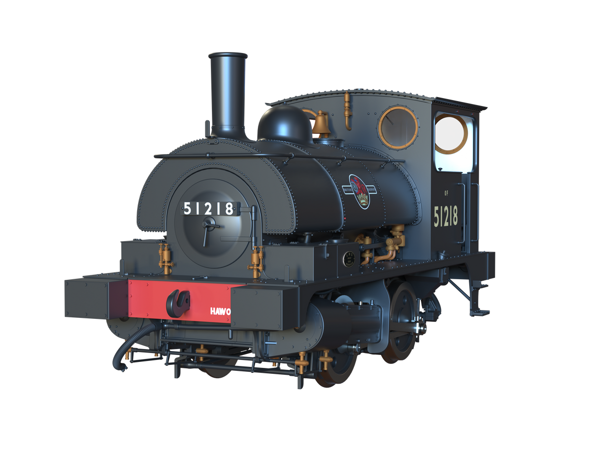 Ellis Clark Trains O Gauge E1050 L&amp;Y Class 21 Pug, BR Black Late &#39;51218&#39;, Preserved 2022 (pre-order)