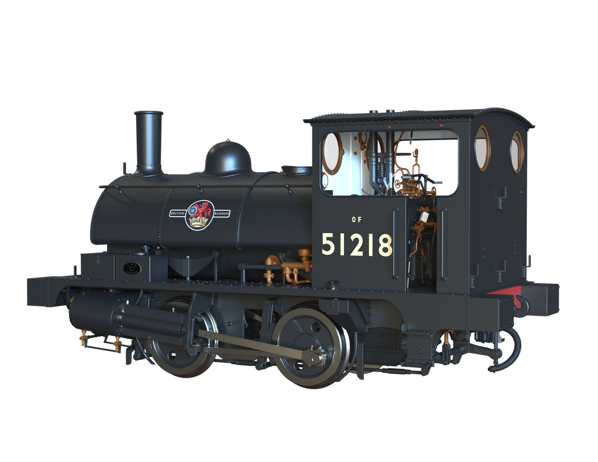 Ellis Clark Trains O Gauge E1050 L&amp;Y Class 21 Pug, BR Black Late &#39;51218&#39;, Preserved 2022 (pre-order)