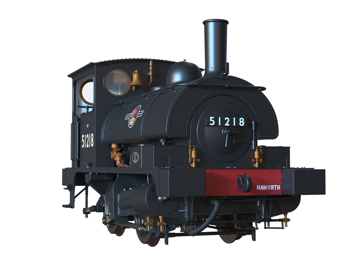 Ellis Clark Trains O Gauge E1050 L&amp;Y Class 21 Pug, BR Black Late &#39;51218&#39;, Preserved 2022 (pre-order)