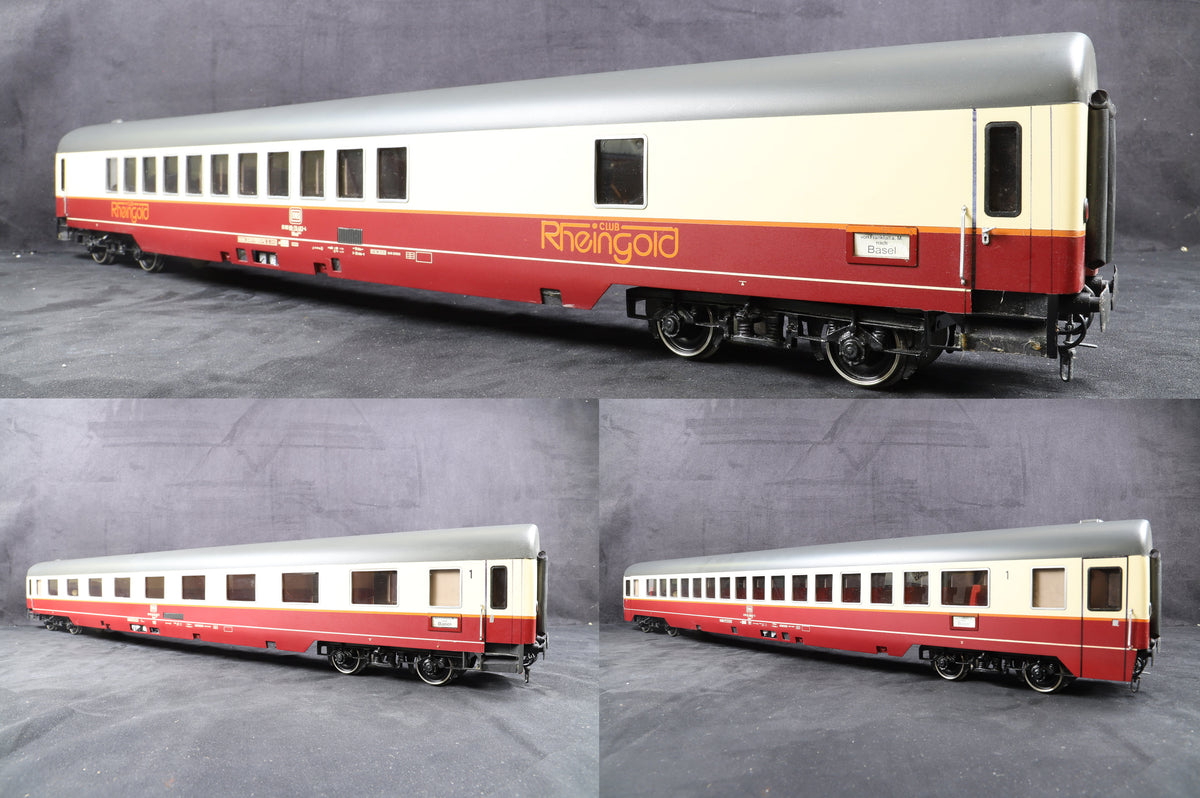 Gauge 1 Scratch Built Rake of 3 DB TEE Coaches