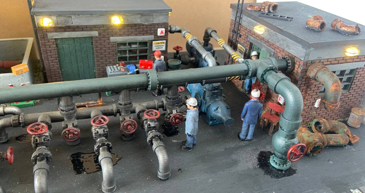 Made in Manchester Models O Gauge Large Pump House Kit FPH-AX