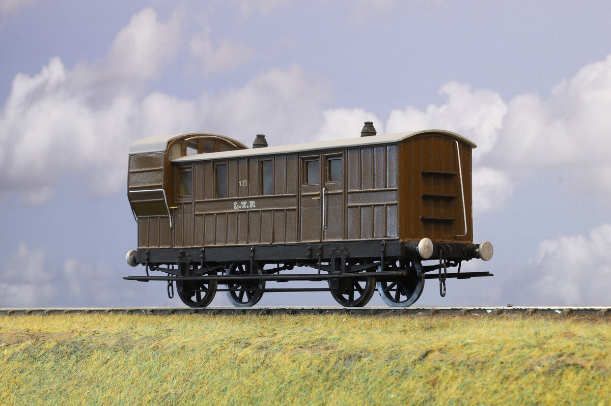 Finescale O Gauge (Kit-Built) LYR Old Time Brake Van No. 133