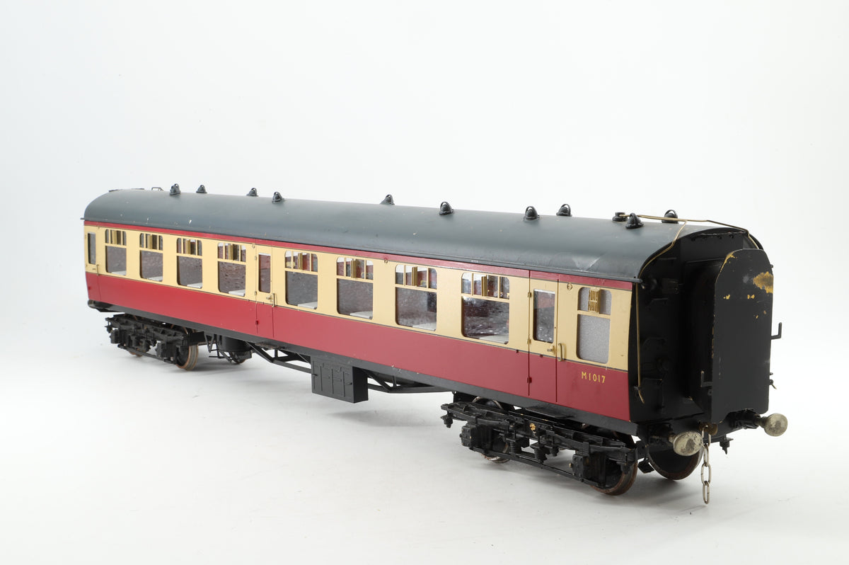 Finescale Gauge 1 (Kit-Built) BR MK1 SK No. M1017, Blood & Custard (Brass Construction)