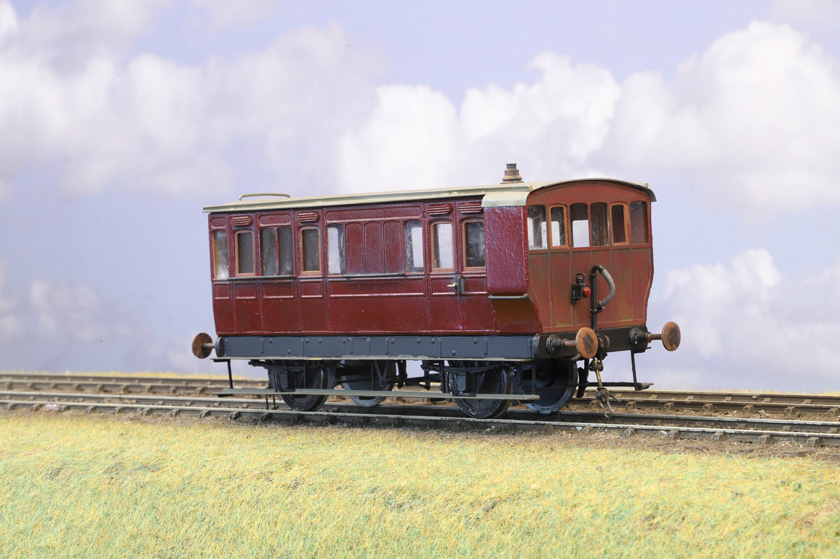Alphagraphix Kits Finescale O Gauge (Kit-Built) 4 Wheel GER Brake Coach
