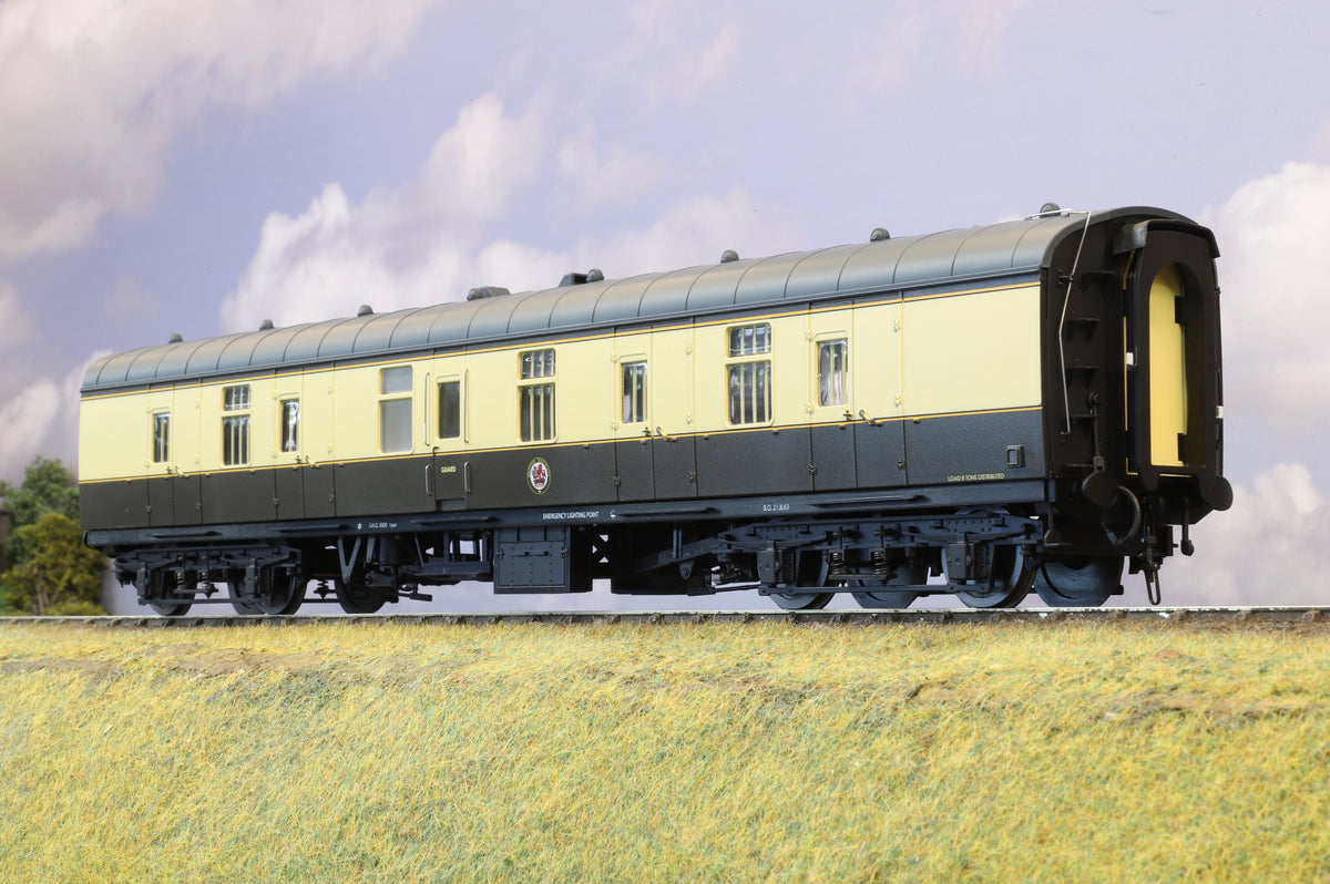 Heljan Finescale O Gauge 57' MK1 BG BR Chocolate & Cream, Unnumbered
