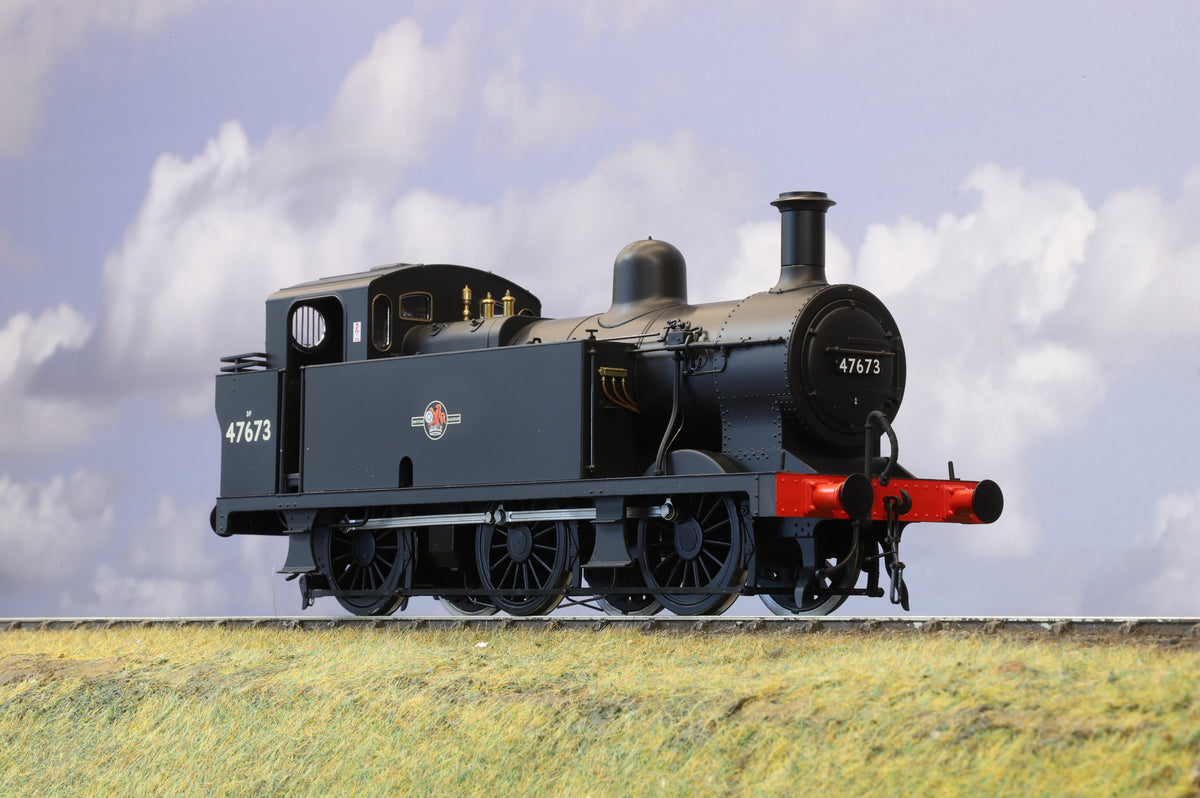 Dapol Finescale O Gauge Fowler Class 3F 'Jinty' No. 47673 BR Black (Late Crest) DCC Sound