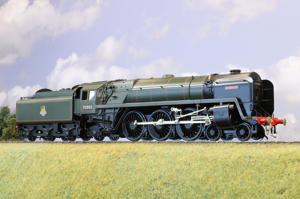 DJH (Custom,No.1 shop) Finescale O Gauge &#39;Britannia&#39; Class No.70000 &#39;Britannia&#39;, BR Green Early Crest