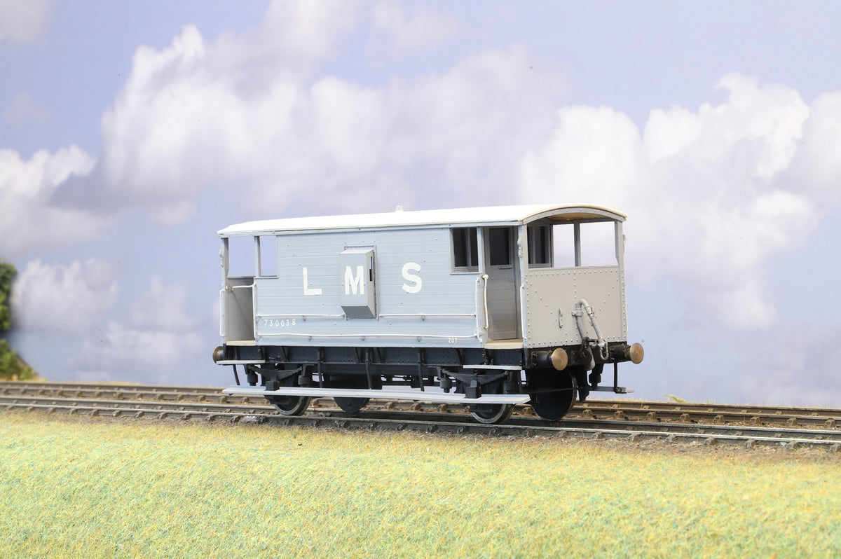 Parkside Finescale O Gauge (Kit-Built) LMS 20 Ton Brake Van No. 730038