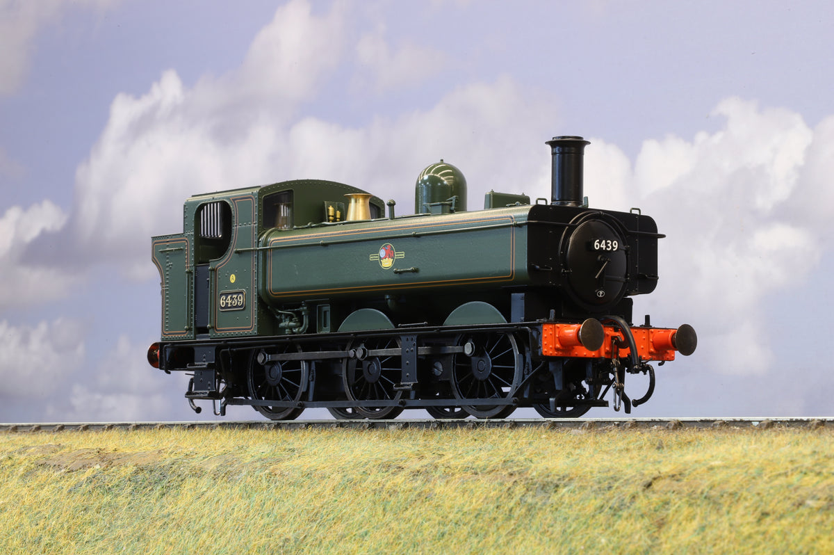 Dapol Finescale O Gauge Class 64xx Pannier No. 6439 BR Lined Green (Late Crest)